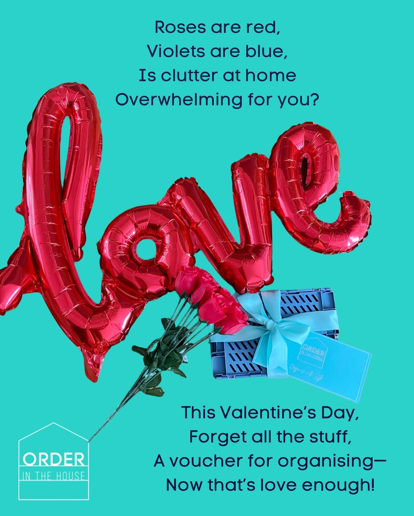 ❤️ Say I love you with the gift of organisation this Valentine&rsquo;s Day. ❤️
DM us to order your vouchers today.
#orderinthehouse #organisewithstyle #thegiftoforganisation #giftvouchers #valentinesgiftideas